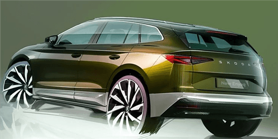 全新設(shè)計 新款斯柯達(dá)ENYAQ設(shè)計草圖曝光 全新設(shè)計 新款斯柯達(dá)ENYAQ設(shè)計草圖曝光