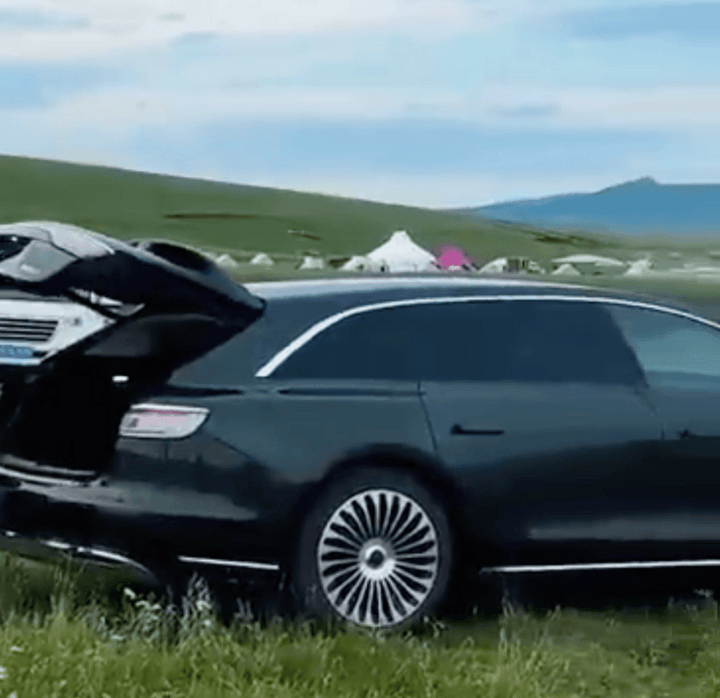 享界S9T 9月上市 紅色實車曝光 首發仙蹤綠 搭載ADS4