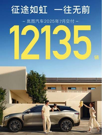 7月交付量:嵐圖、小鵬、零跑創(chuàng)新高,蔚來下滑