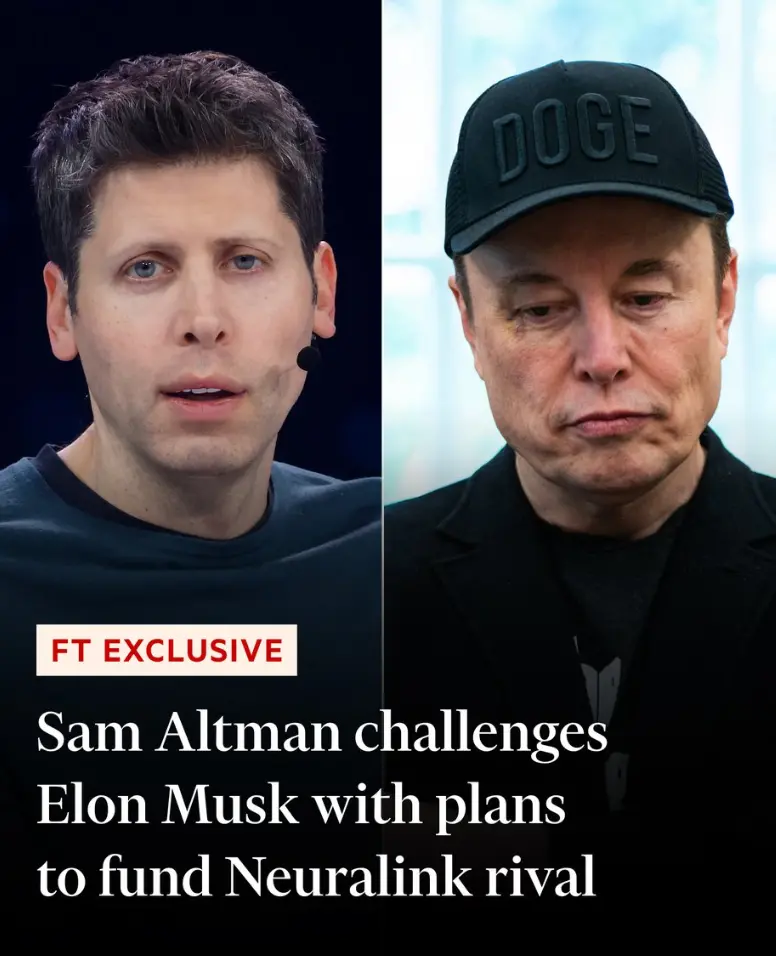 奧特曼公然叫板馬斯克!重金殺入腦機接口,硅谷兩大巨頭徹底決裂