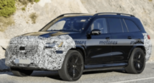 全新邁巴赫GLS諜照,大V8輕混動力,不多見