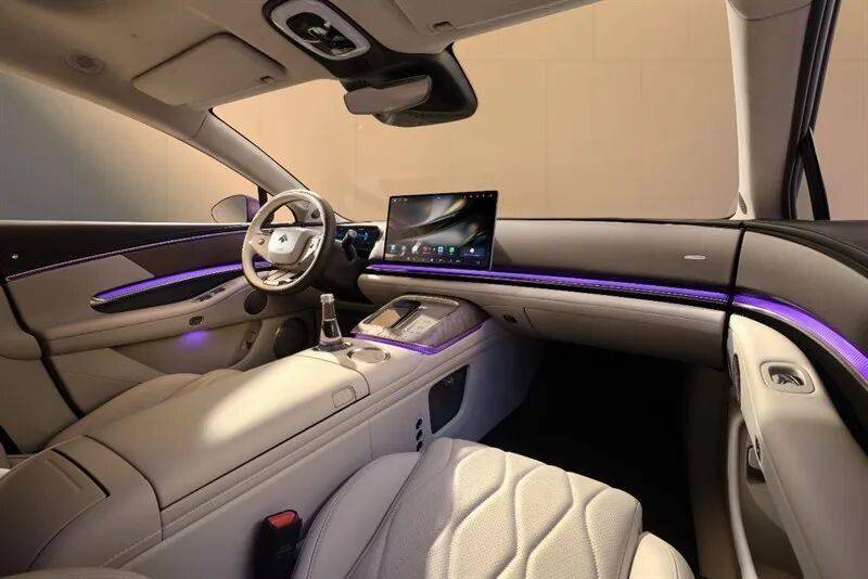 華系雙智旗艦轎車 廣汽昊鉑A800內飾首發,為高速L3商用沖刺