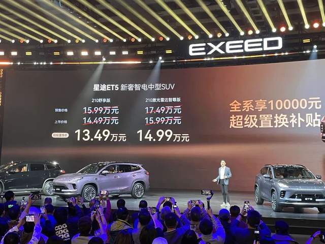 置換價13.49萬元起,星途ET5:飛魚底盤+獵鷹700,沖不沖?