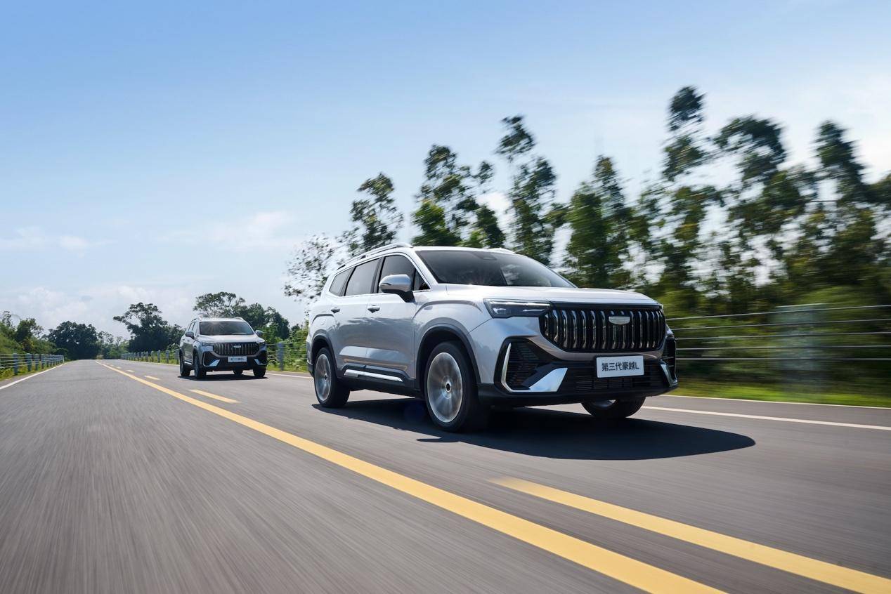 吉利第三代豪越L上市,大空間家庭SUV,官方指導價9.99萬元至12.99萬元